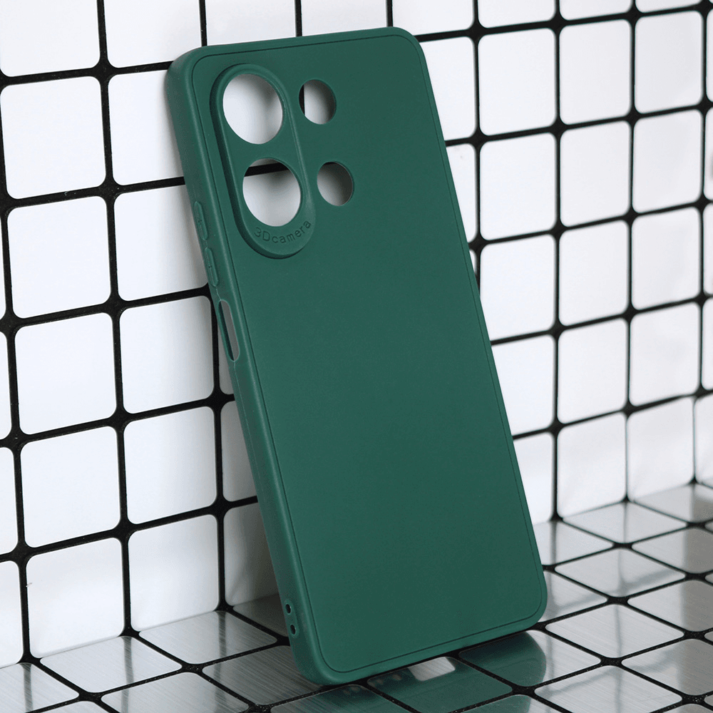 Maska za mobilni telefon Xiaomi Redmi Note 13 4G 3D CAMERA, Tamnozelena