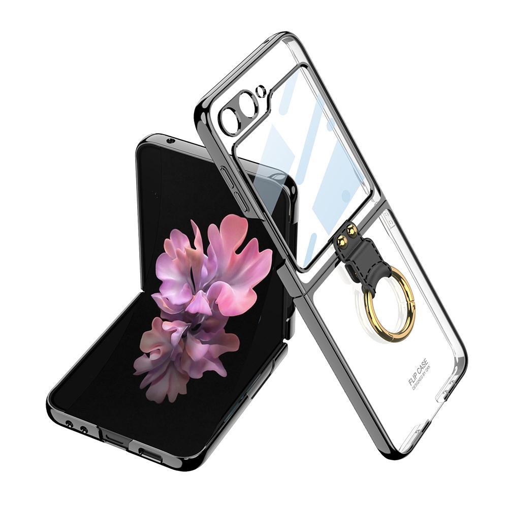 Maska za mobilni telefon Samsung Galaxy Z Flip 6 5G RING LINES, Crna