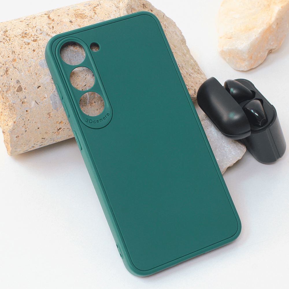 Maska za mobilni telefon Samsung Galaxy S23 3D CAMERA, Tamnozelena