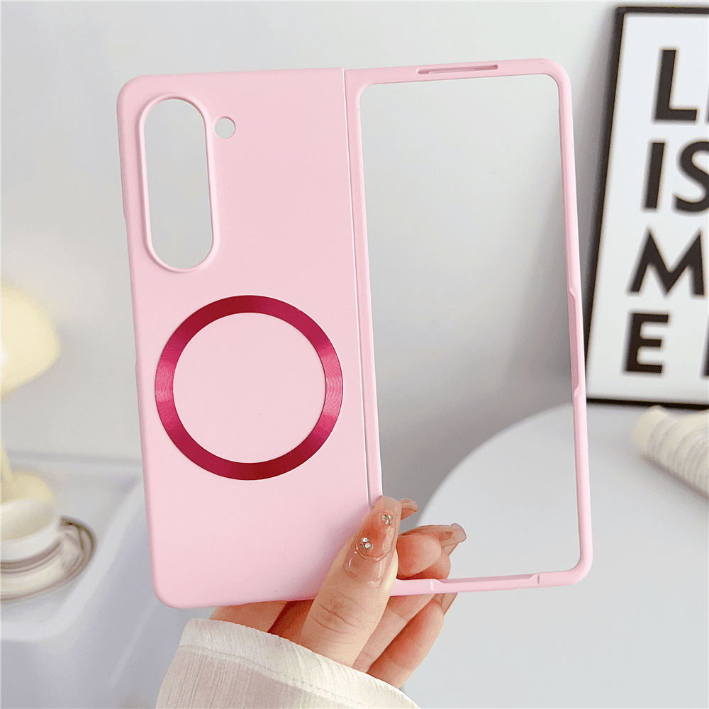 Maska za mobilni telefon Samsung Galaxy Z Fold 5 5G MAGNETIC SHOCKPROOF, Magsafe, Roze