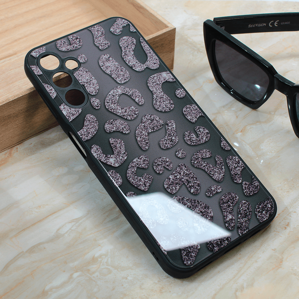 Maska za mobilni telefon Samsung Galaxy A24 4G SHINY GLASS, Crna