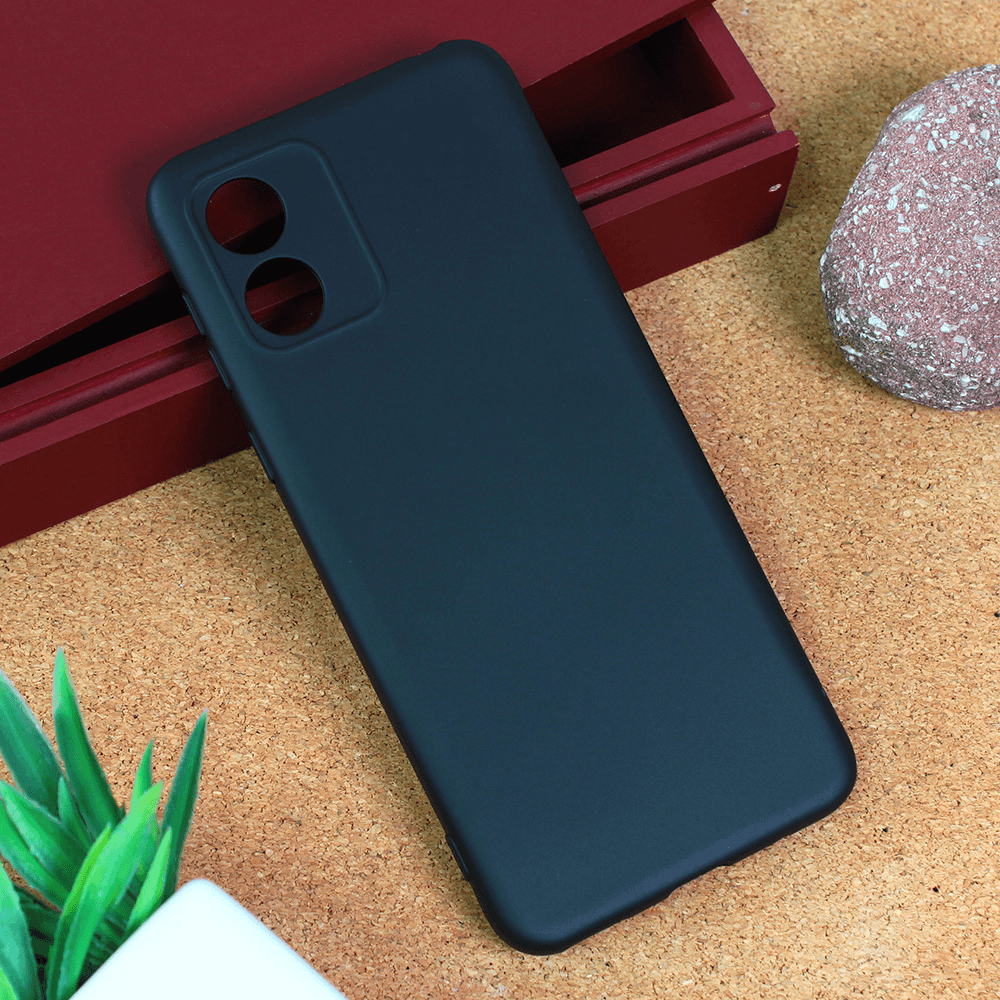 Maska za mobilni telefon Motorola Moto E13 TERACELL GIULIETTA MAT, Crna