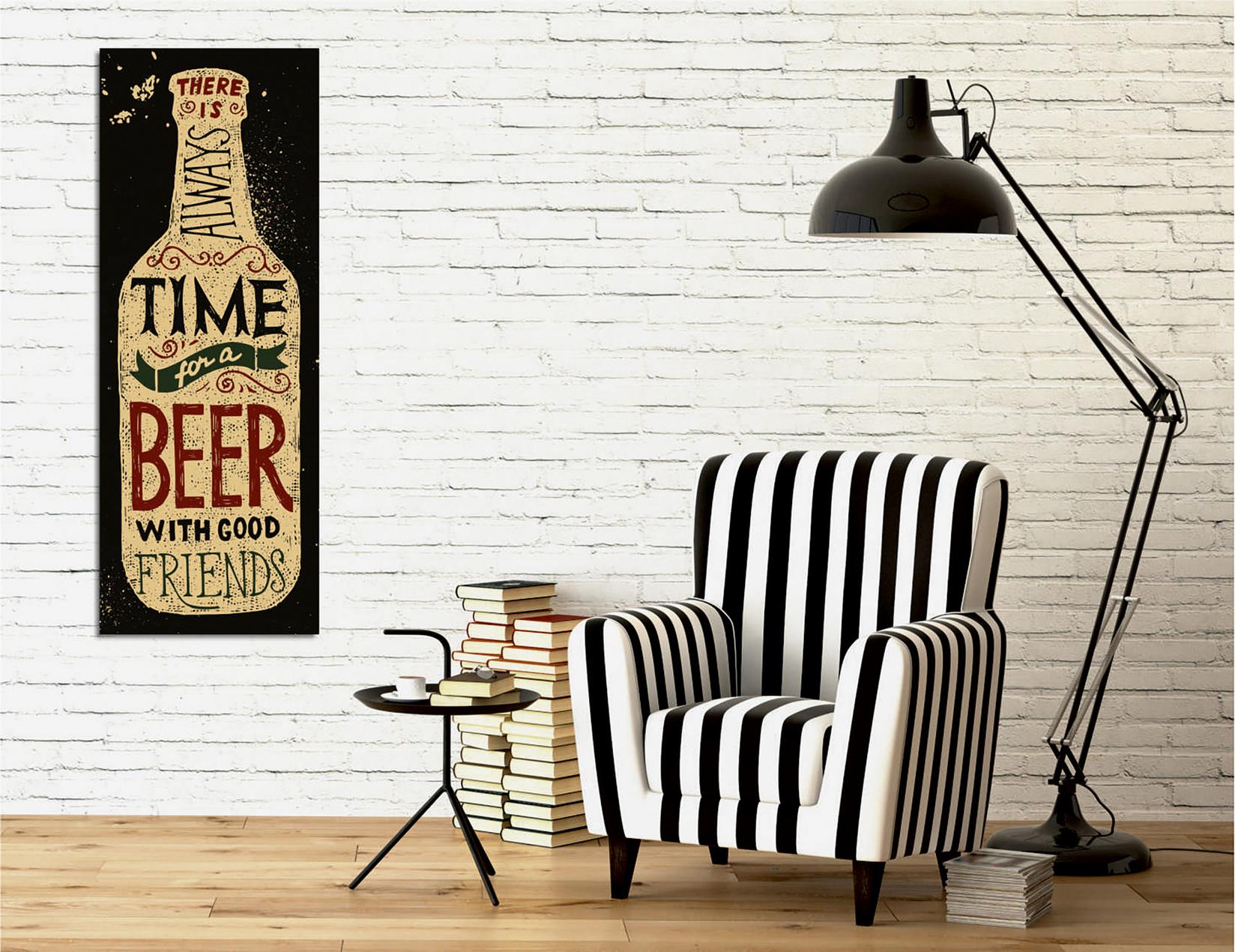 Wallity Slika na platnu 30x80cm