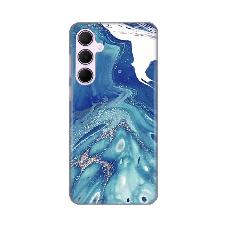 Maska za mobilni telefon Samsung Galaxy A35 5G BLUE MARBLE PRINT