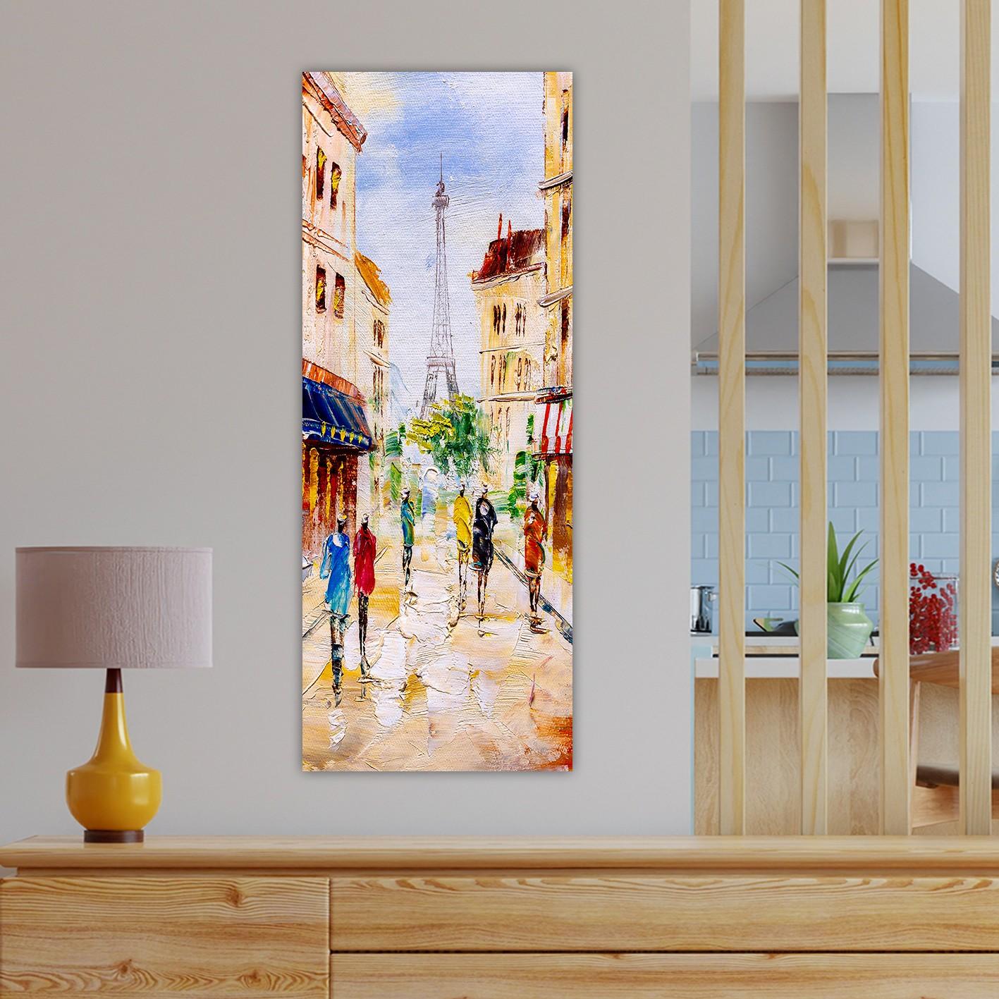 Wallity Slika na platnu 30x80cm