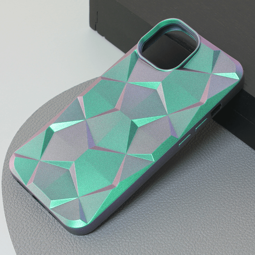 Maska za mobilni telefon iPhone 14 SHINY DIAMOND, Zelena