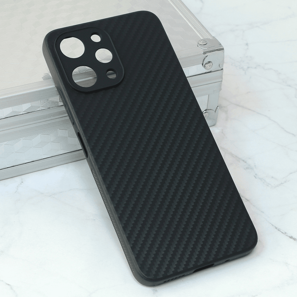 Maska za mobilni telefon Xiaomi Redmi 12 CARBON FIBER, Crna