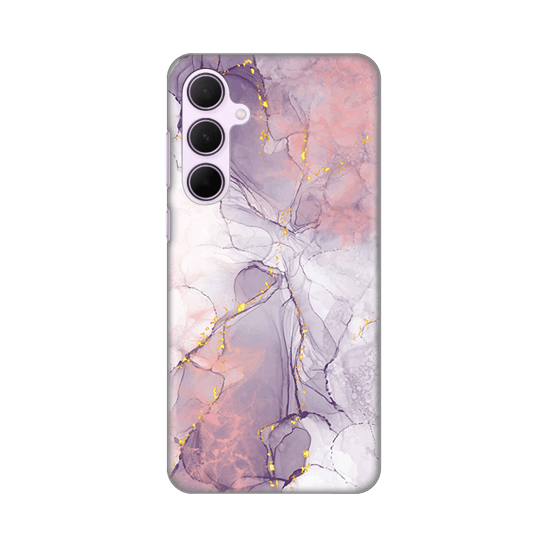 Maska za mobilni telefon Samsung Galaxy A35 5G MARBLE PRINT, Roze