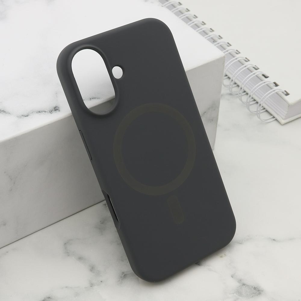 Maska za mobilni telefon iPhone 16 PURE, Magsafe, Siva