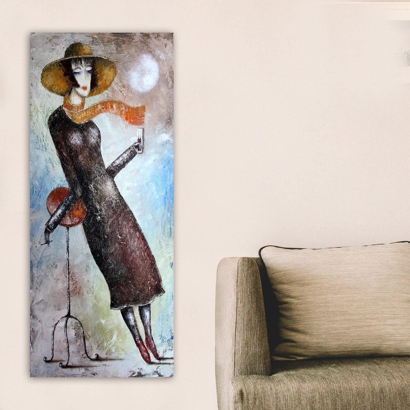 Wallity Slika na platnu 50x120cm