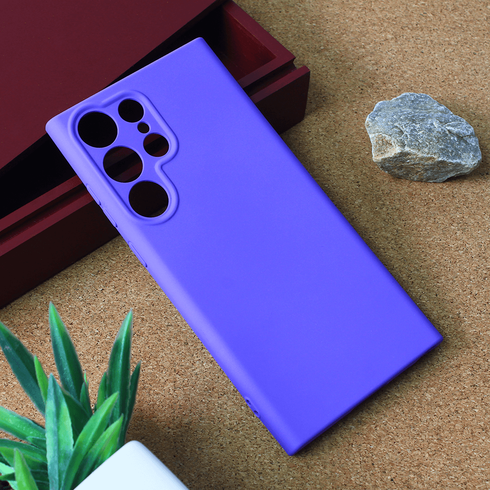 Maska za mobilni telefon Samsung Galaxy S23 Ultra TERACELL GIULIETTA MAT, Ljubičasta