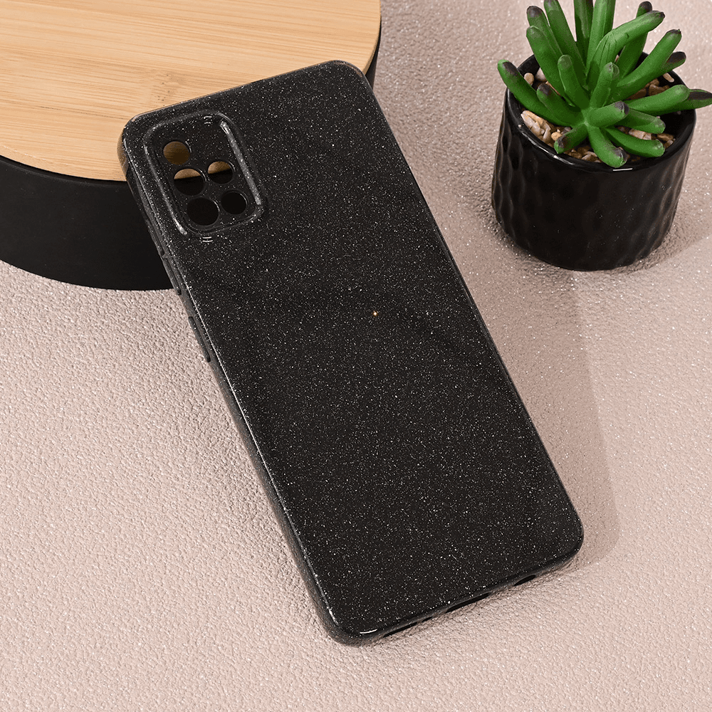 Maska za mobilni telefon Samsung Galaxy A51 SPARKLE DUST, Crna