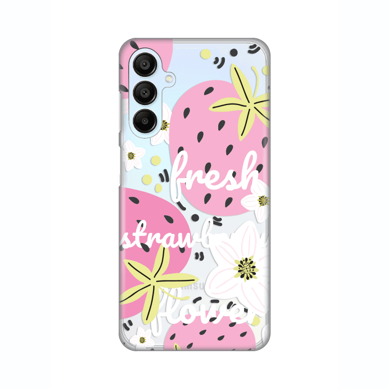 Maska za mobilni telefon Samsung Galaxy A15 5G FRESH PRINT SKIN, Roze