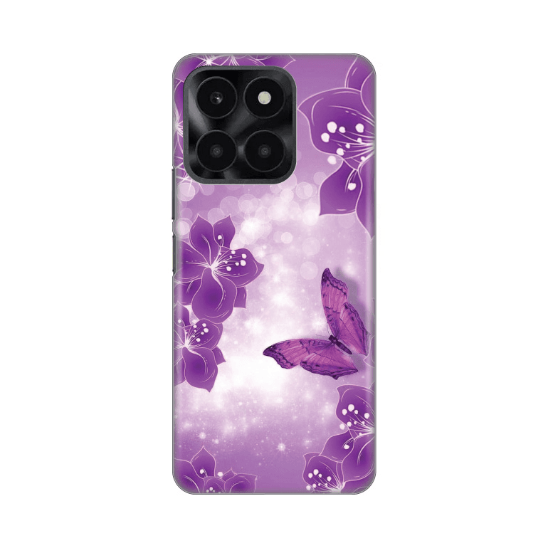 Maska za mobilni telefon Honor X6a BUTTERFLY AND FLOWERS PRINT