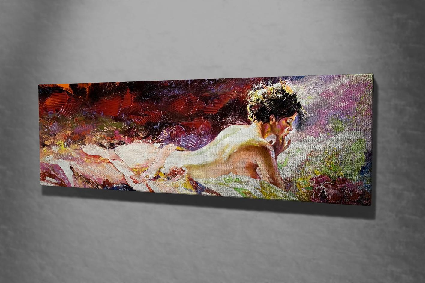 Wallity Slika na platnu 30x80cm