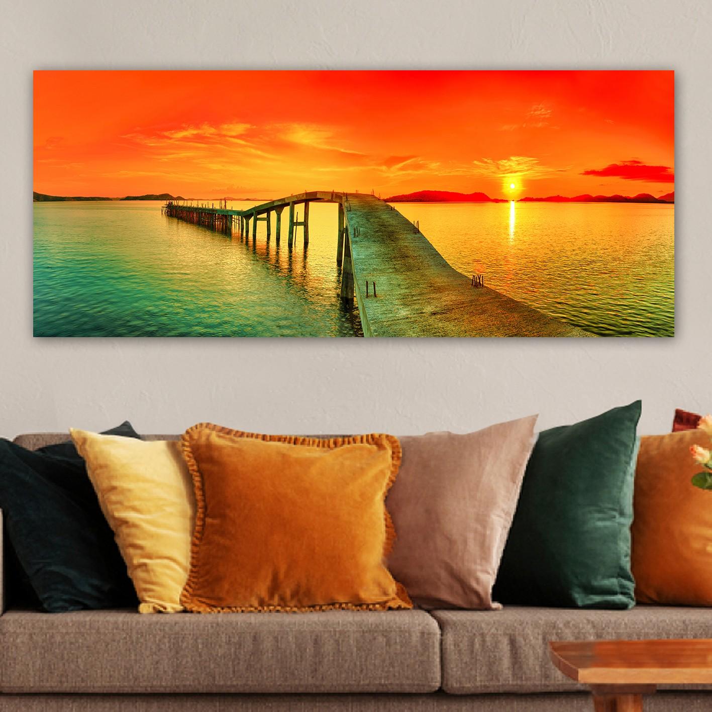 Wallity Slika na platnu 50x120cm