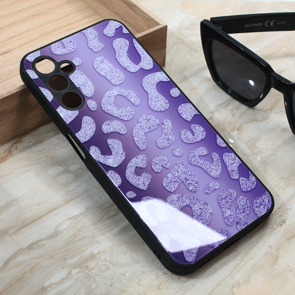 Maska za mobilni telefon Samsung Galaxy A24 4G SHINY GLASS, Ljubičasta