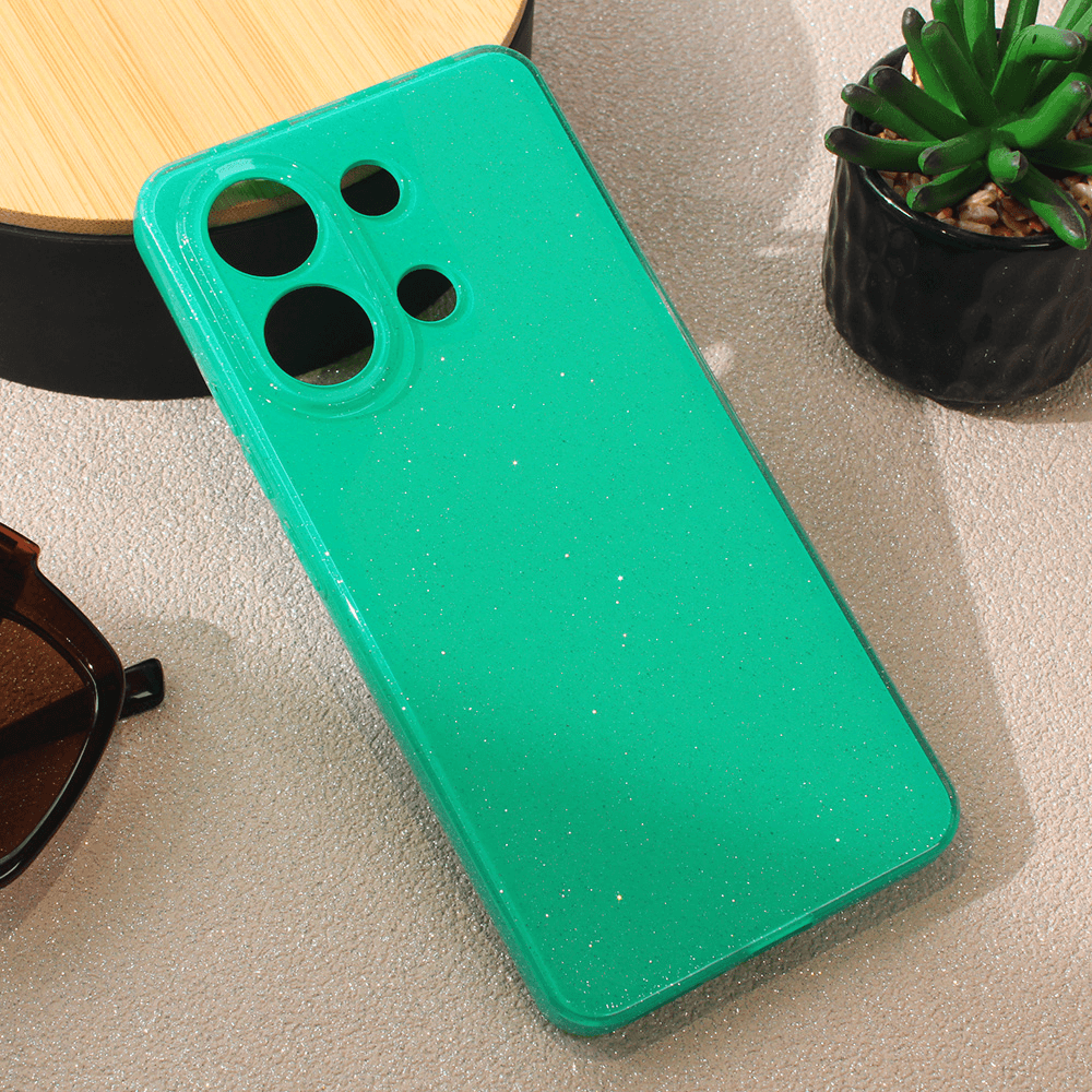 Maska za mobilni telefon Xiaomi Redmi Note 13 4G SPARKLE DUST, Zelena