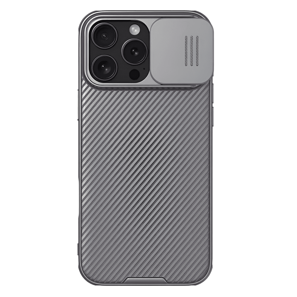 Maska za mobilni telefon iPhone 16 Pro Max NILLKIN CAMSHIELD PRO, Siva