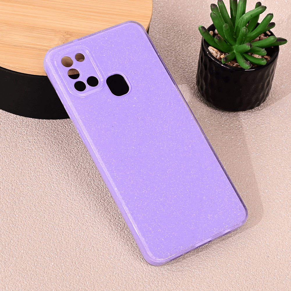 Maska za mobilni telefon Samsung Galaxy A21s SPARKLE DUST, Ljubičasta