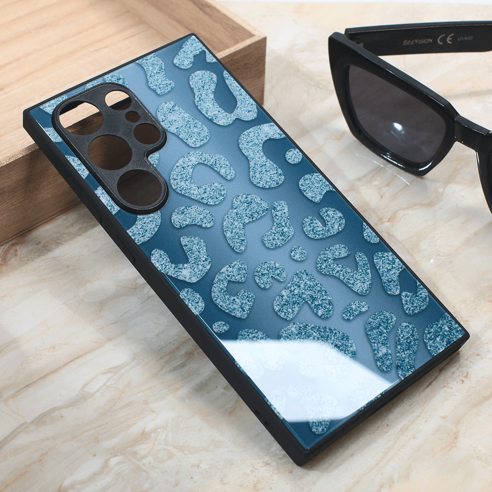 Maska za mobilni telefon Samsung Galaxy S24 Ultra SHINY GLASS, Plava