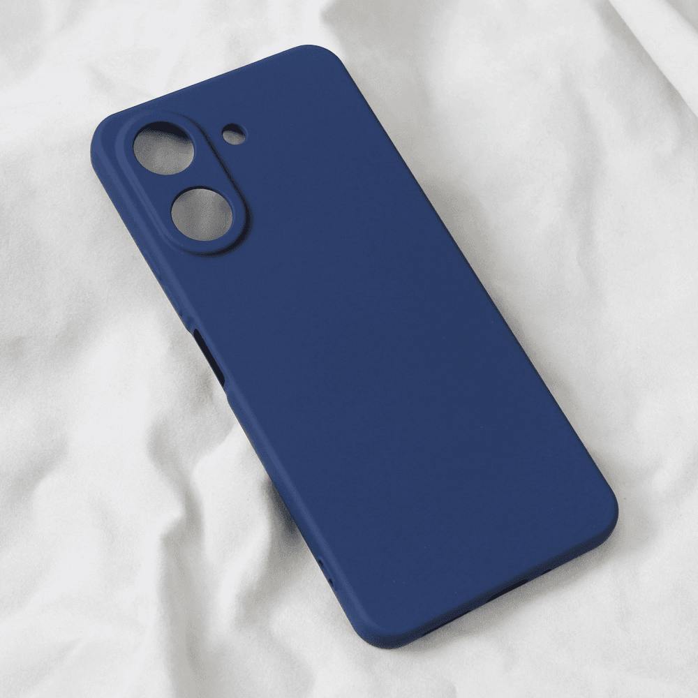 Maska za mobilni telefon Xiaomi Redmi 13C TERACELL SOFT VELVET, Tamnoplava