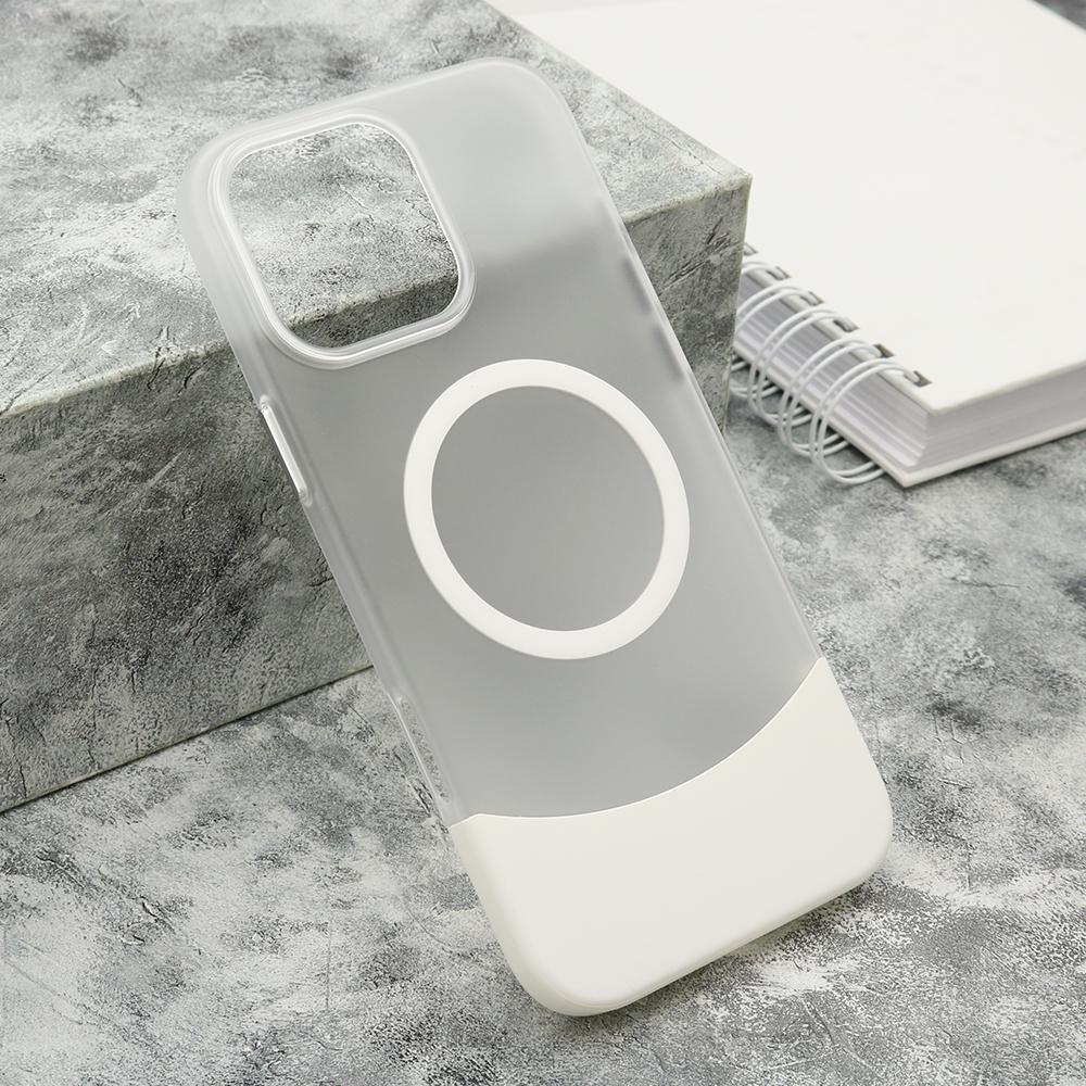 Maska za mobilni telefon iPhone 16 Pro Max PUZZLE, Bela