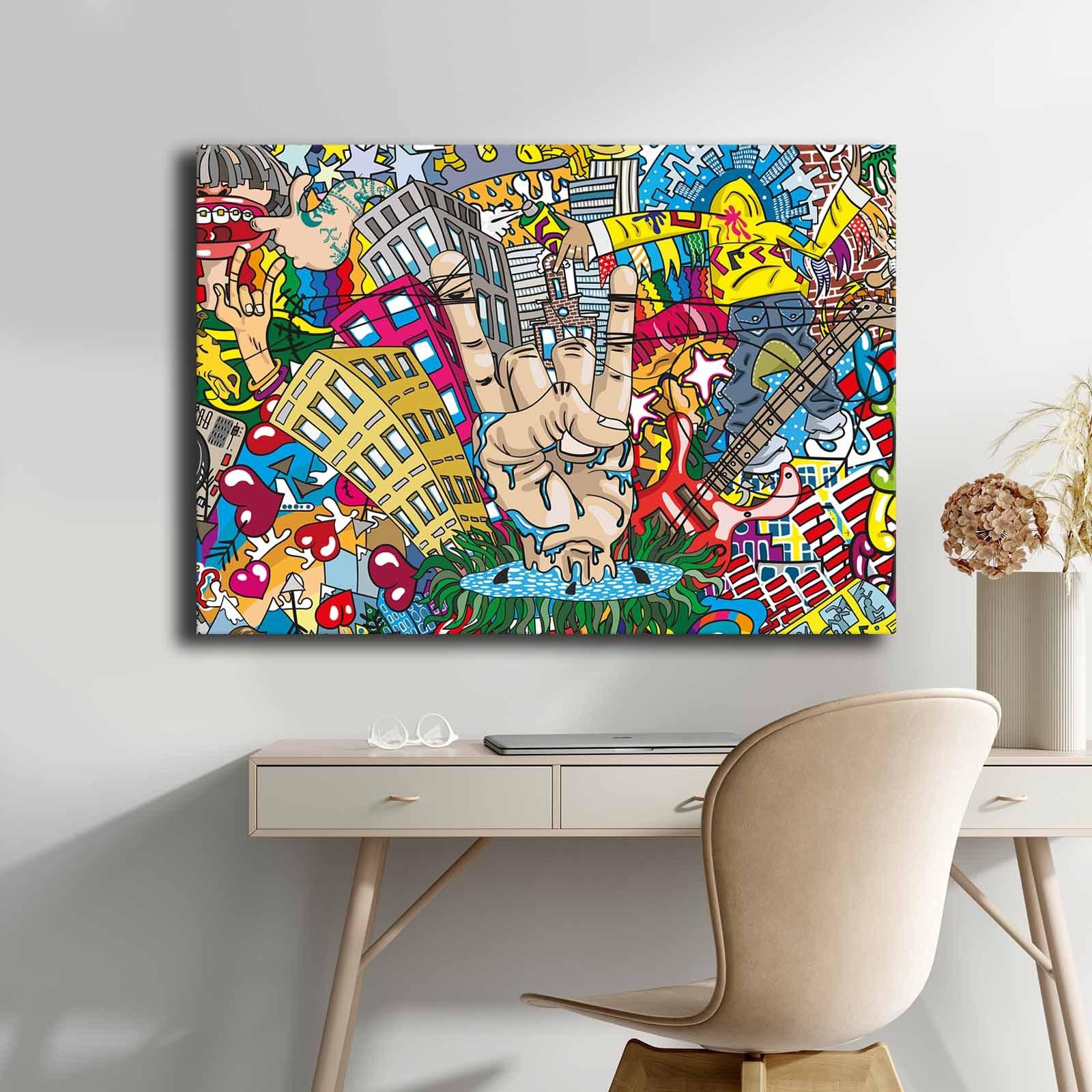 Wallity Slika na platnu 70x100cm