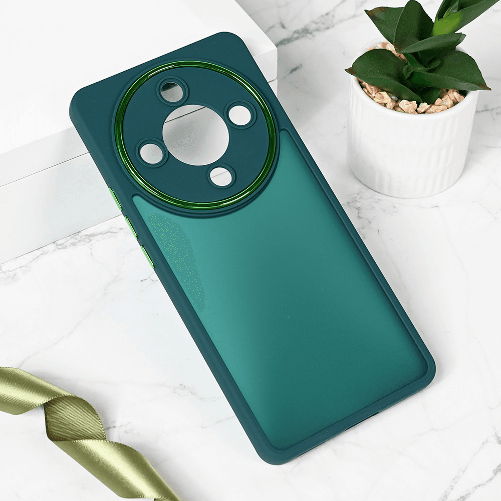 Maska za mobilni telefon Honor Magic 6 Lite SHINING CAMERA, Tamnozelena