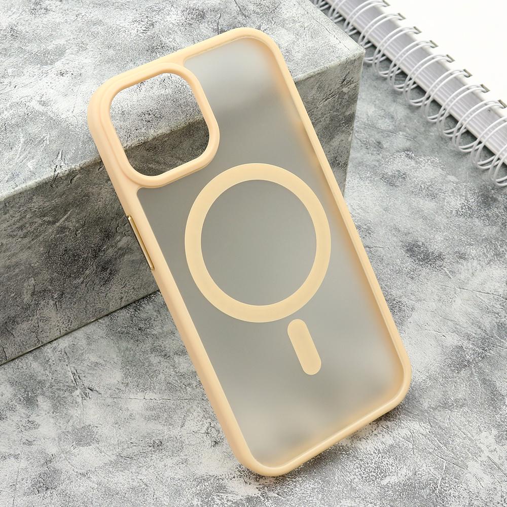 Maska za mobilni telefon iPhone 15 SILKY MATTE, Magsafe, Roze