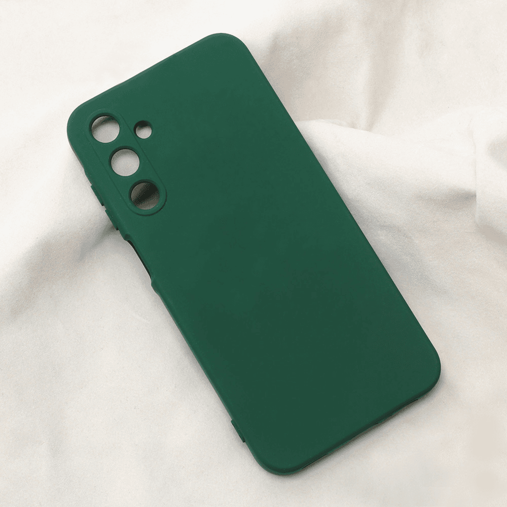 Maska za mobilni telefon Samsung Galaxy A25 5G TERACELL SOFT VELVET, Tamnozelena