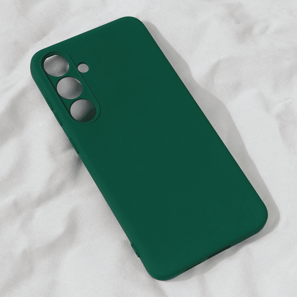 Maska za mobilni telefon Samsung Galaxy S24 Plus TERACELL SOFT VELVET, Tamnozelena