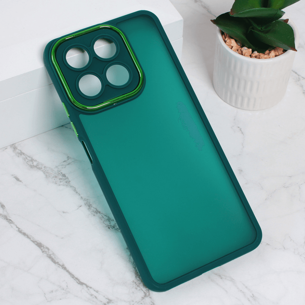 Maska za mobilni telefon Honor X8a SHINING CAMERA, Tamnozelena