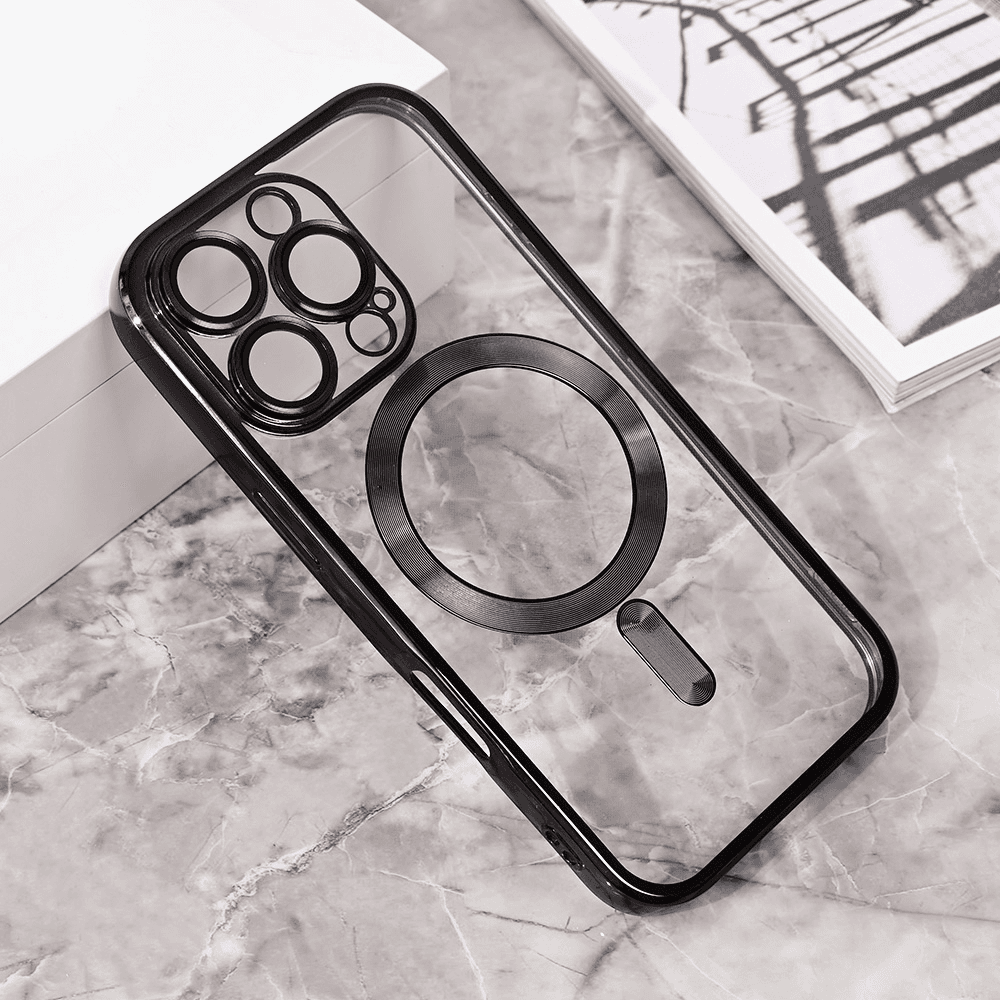 Maska za mobilni telefon iPhone 16 Pro LUX, Magsafe, Crna