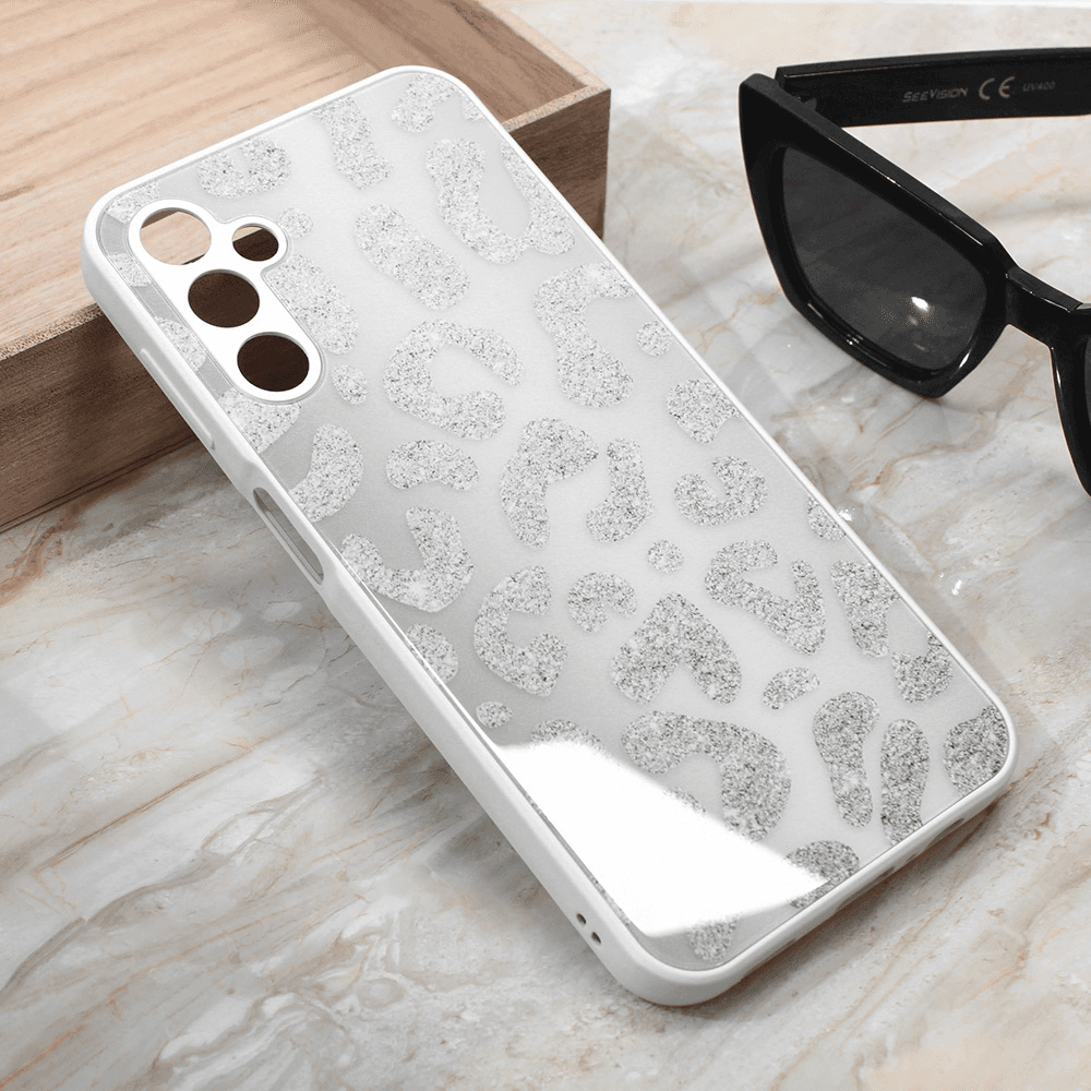 Maska za mobilni telefon Samsung Galaxy A24 4G SHINY GLASS, Bela