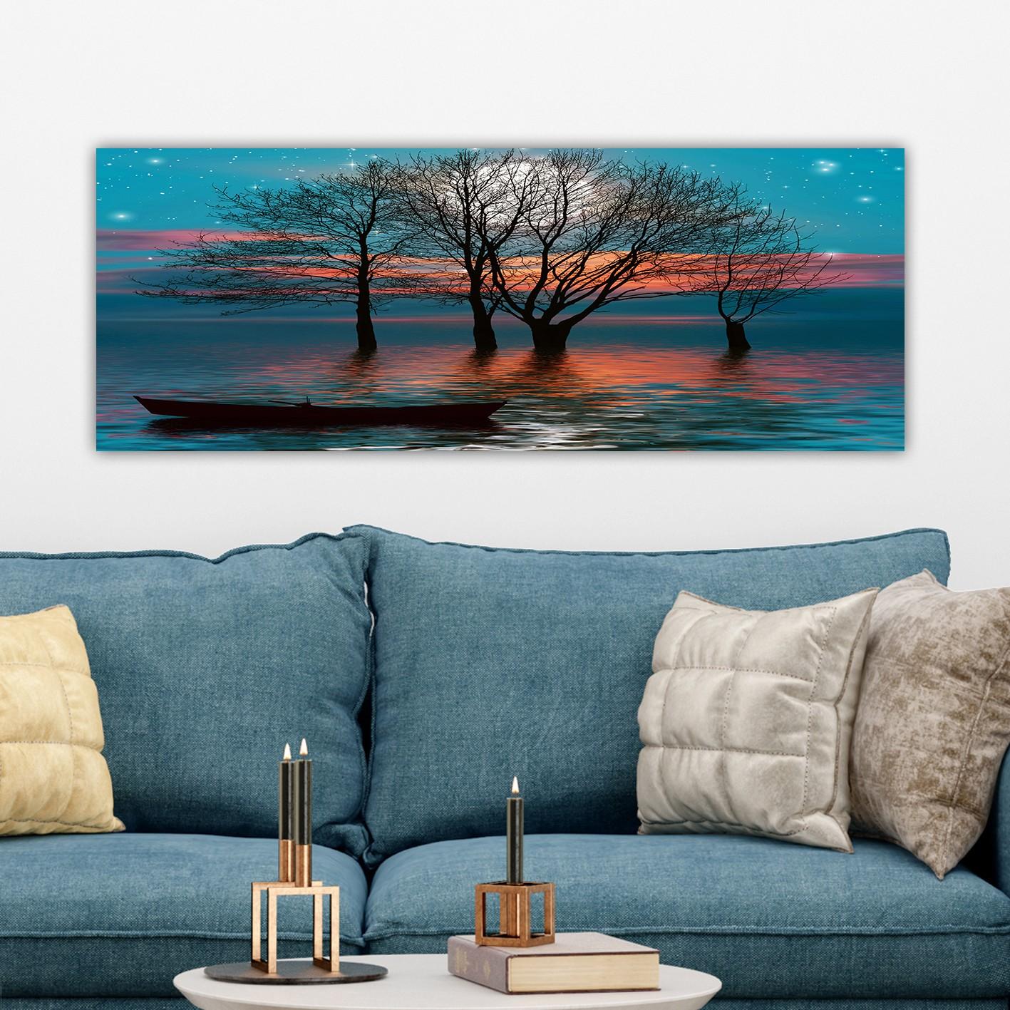 Wallity Slika na platnu 30x80cm