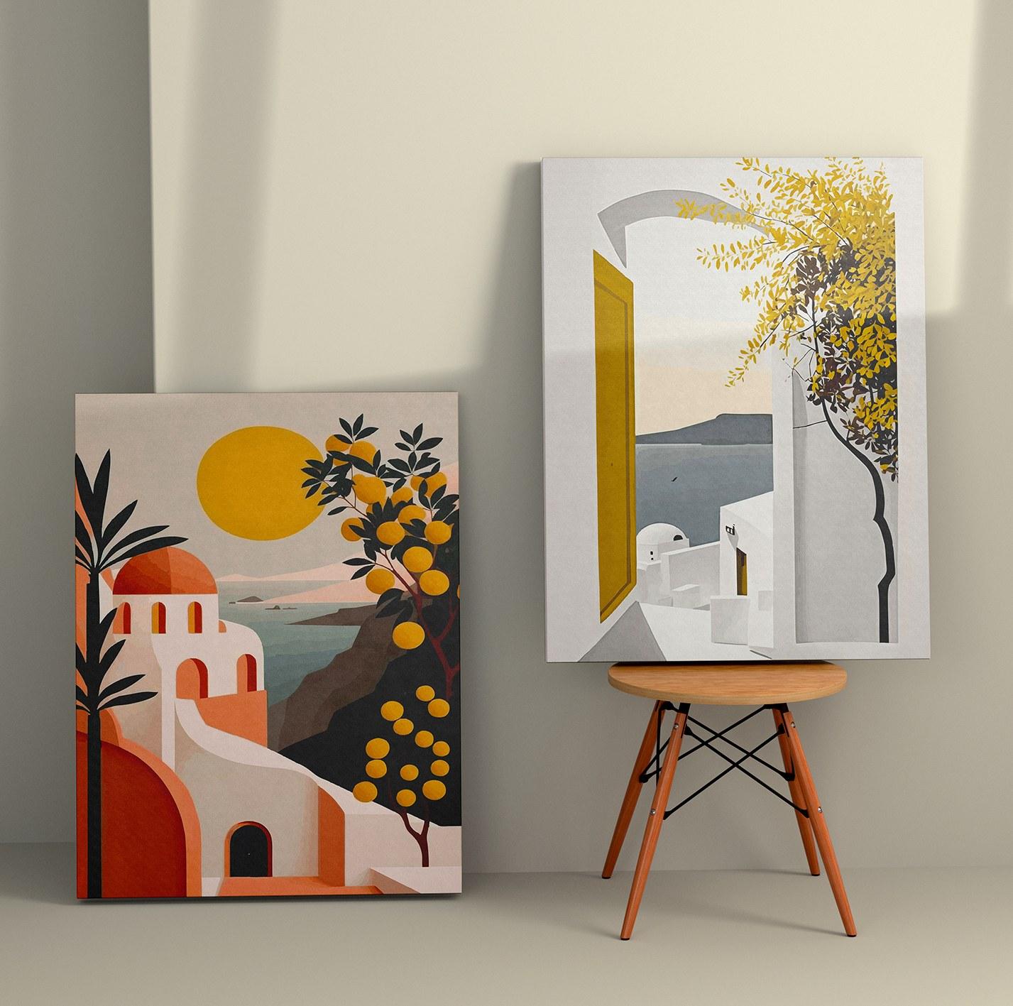 Wallity Slika na platnu iz 2 dela