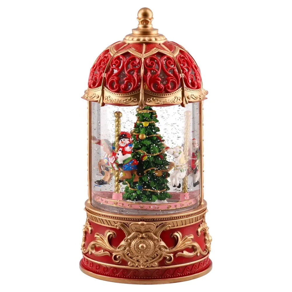 FESTA Novogodišnja dekoracija Vrteška Harmony, Crveno-zlatna