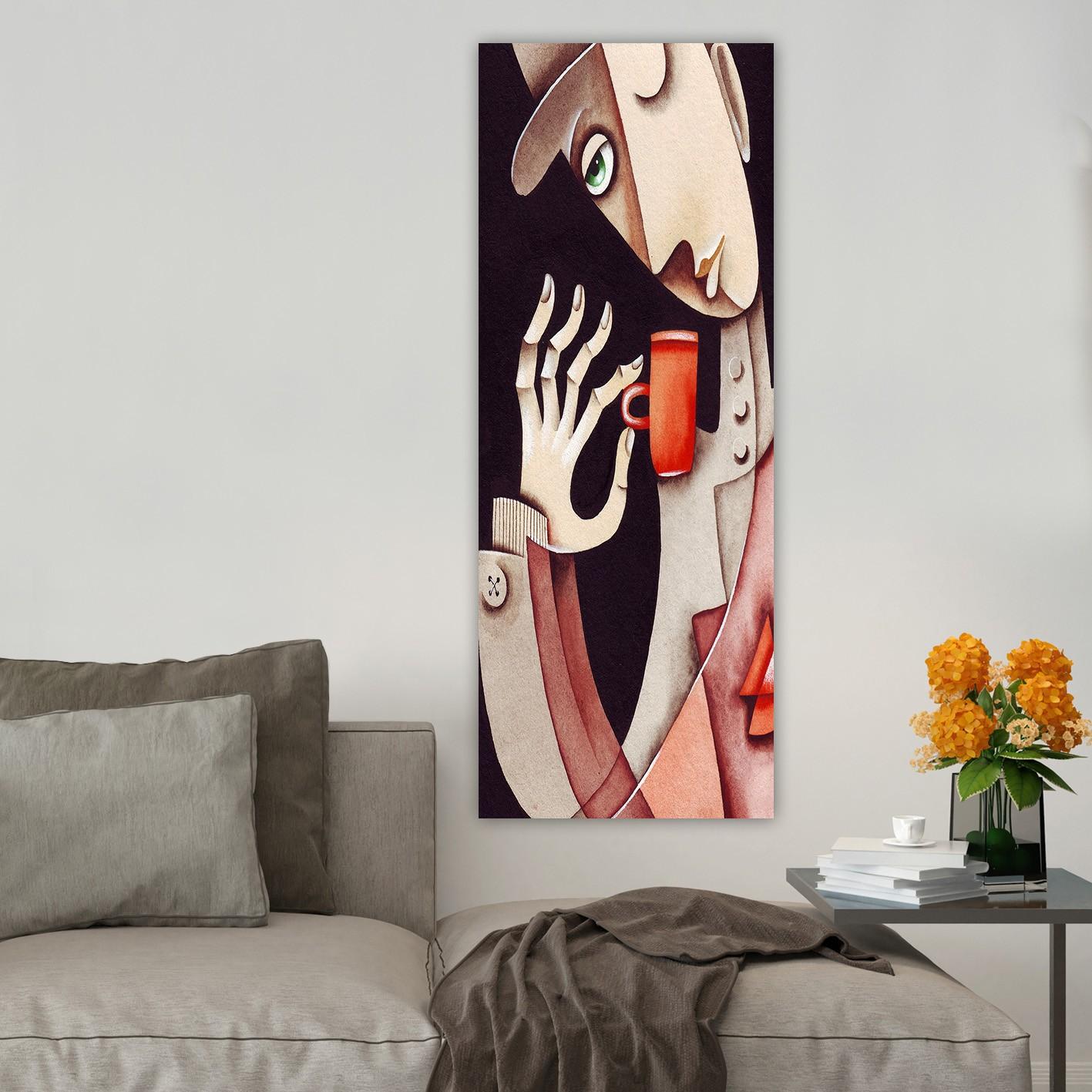 Wallity Slika na platnu 30x80cm