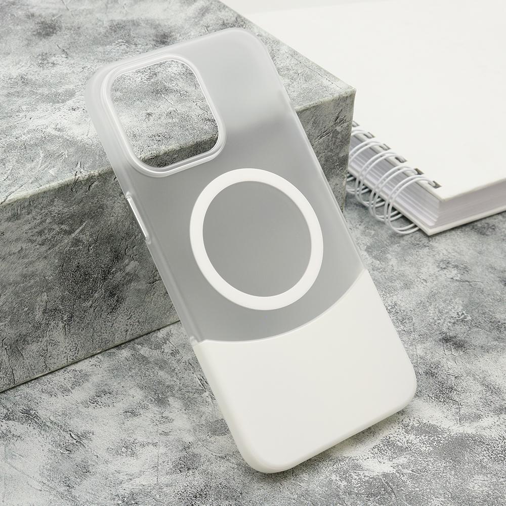 Maska za mobilni telefon iPhone 15 Pro Max PUZZLE, Bela