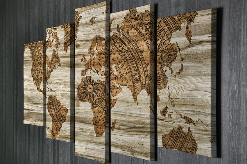 Wallity Slika na platnu iz 5 delova