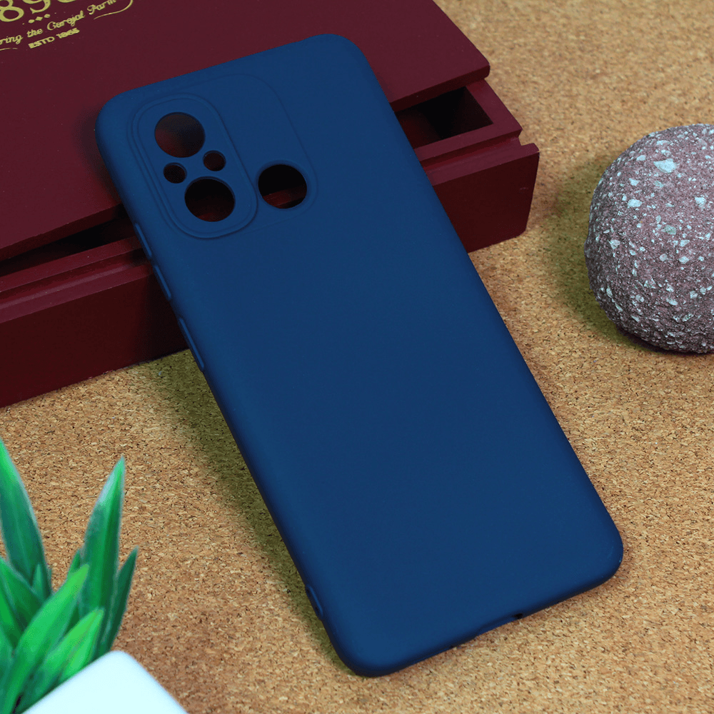 Maska za mobilni telefon Xiaomi Redmi 12C TERACELL GIULIETTA MAT, Tamnoplava