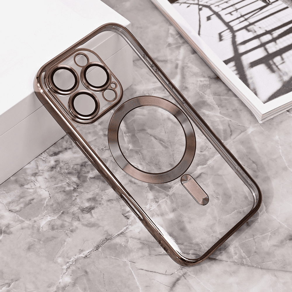 Maska za mobilni telefon iPhone 16 Pro LUX, Magsafe, Siva