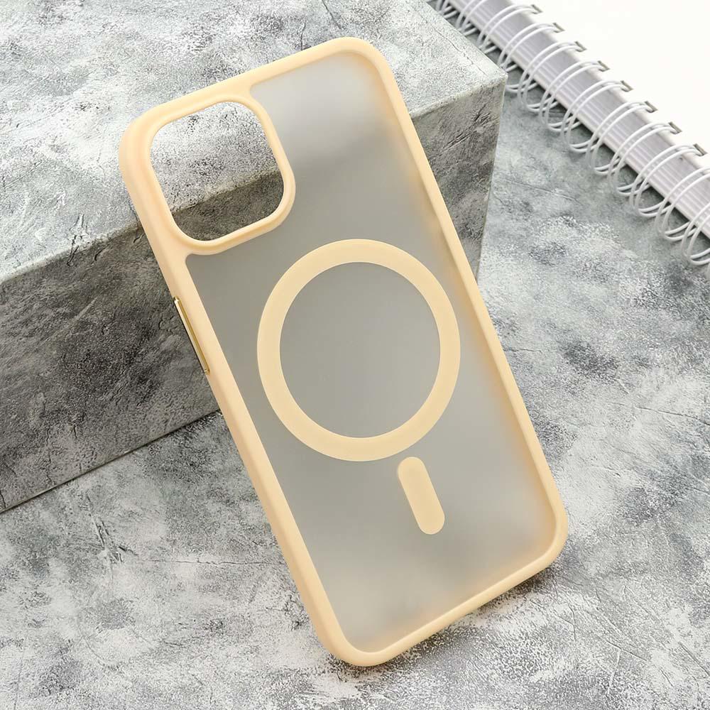 Maska za mobilni telefon iPhone 14 SILKY MATTE, Magsafe, Roze