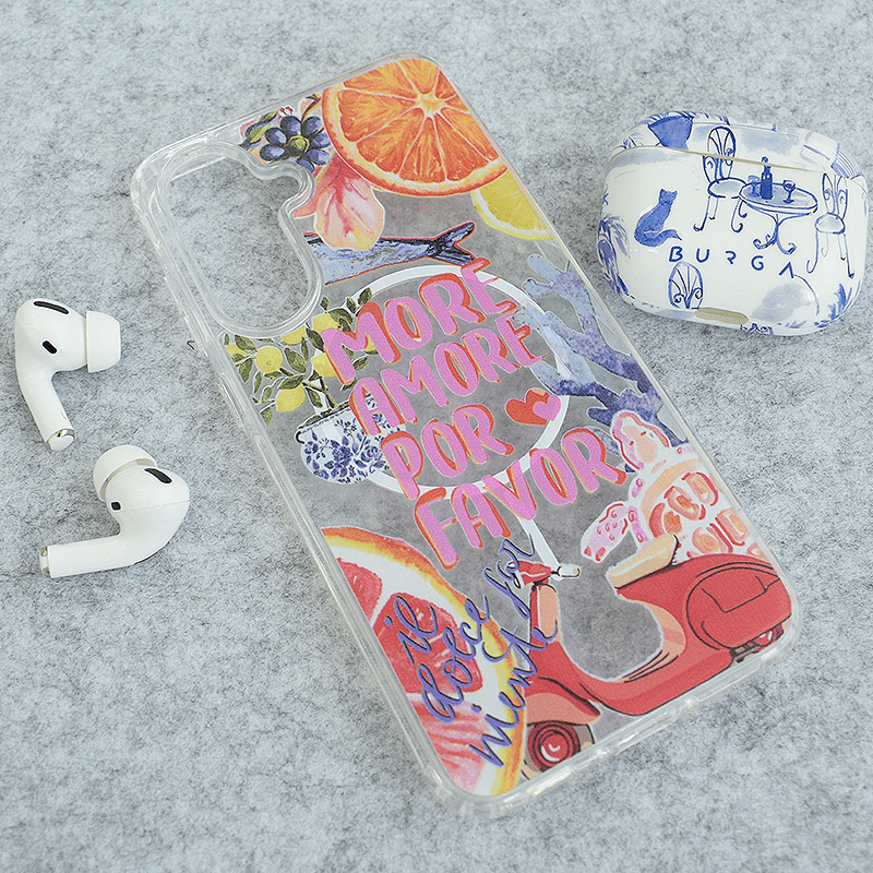 Maskica za Samsung S24/S921B/S25/S931B Mag Case Nanobit Print Summer Amore
