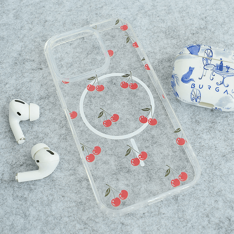 Maskica za iPhone 16 Pro Max Mag Case Nanobit Print Sweet Cherry