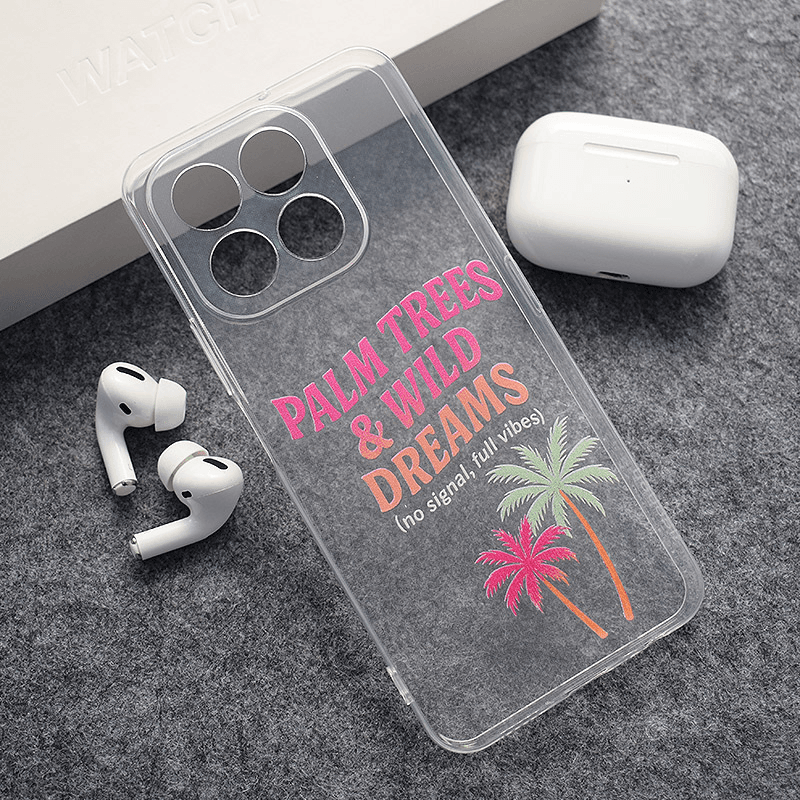 Maskica za Honor X6c Nanobit Print Palm Trees