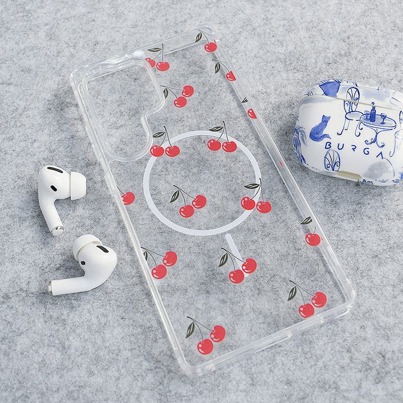 Maskica za Samsung S25 Ultra/S938B Mag Case Nanobit Print Sweet Cherry