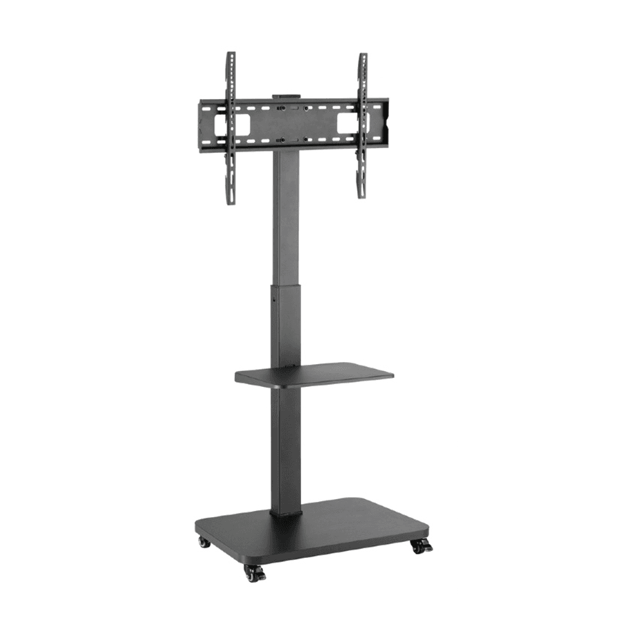 Gembird TV postolje sa točkovima, TVS-75S-02, 37"–75", crna