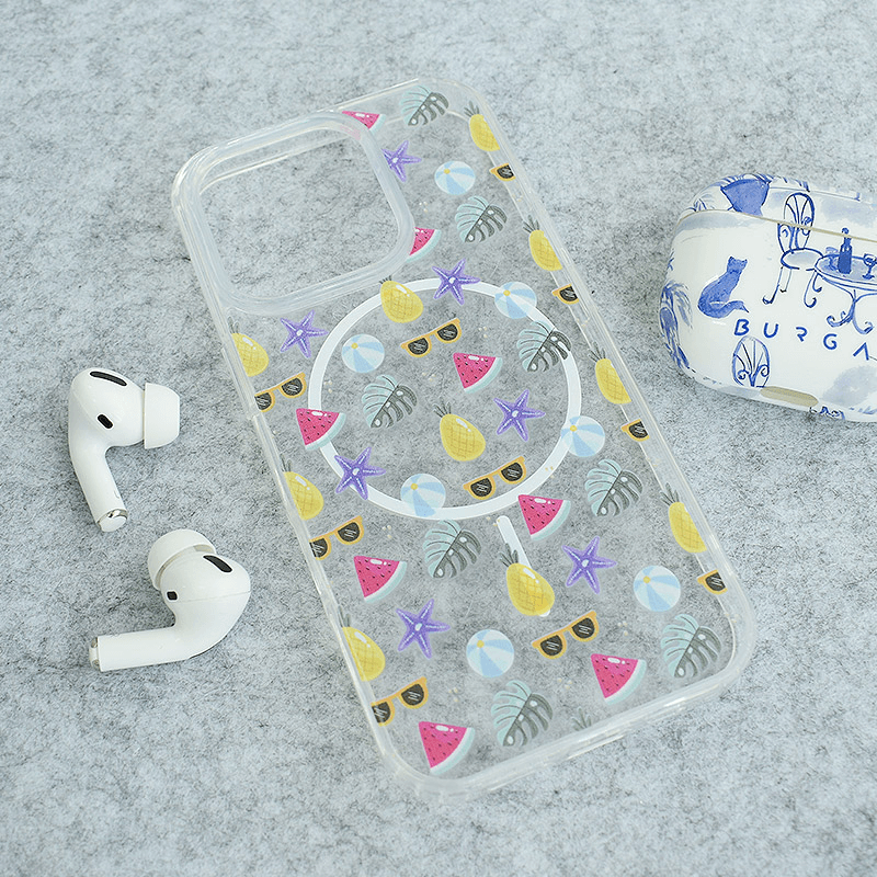 Maskica za iPhone 16 Pro Max Mag Case Nanobit Print Sunny Paradise